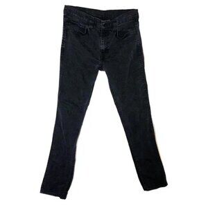 Levi's Charcoal Grey / Black Slim Jeans Sz: 34